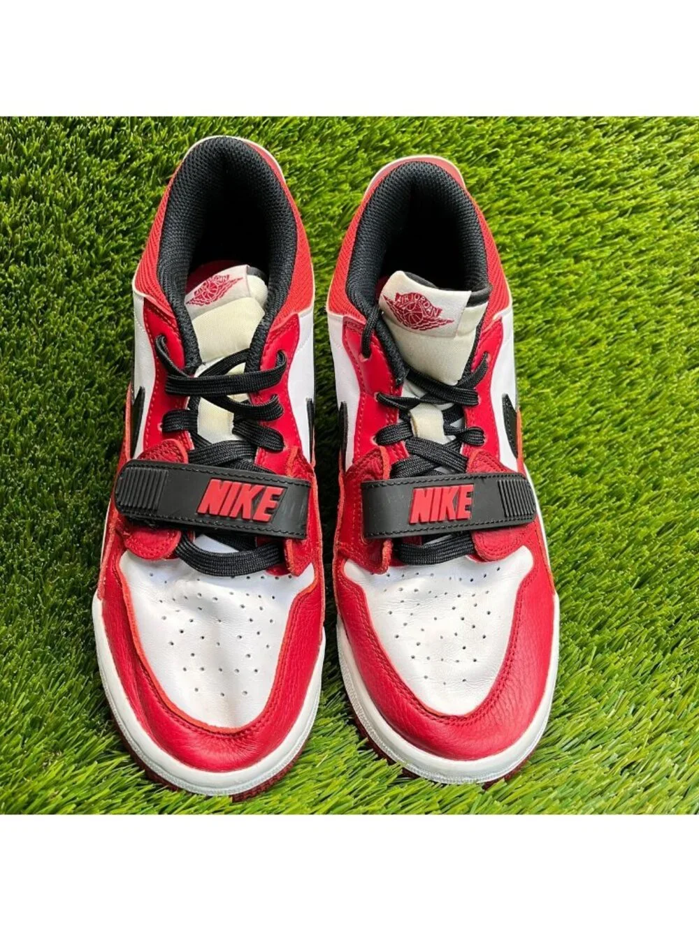 Nike Air Jordan Legacy 312 Low Boys Size 7Y Red White Basketball Shoes Sneaker